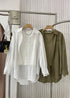 Summer Casual Shirt with Lacey Camisole  Sets